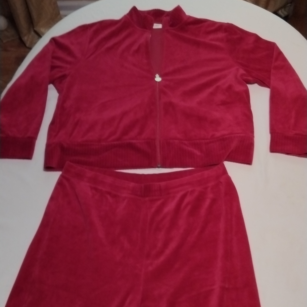 Cato women's size 18/20 velour tracksuit
